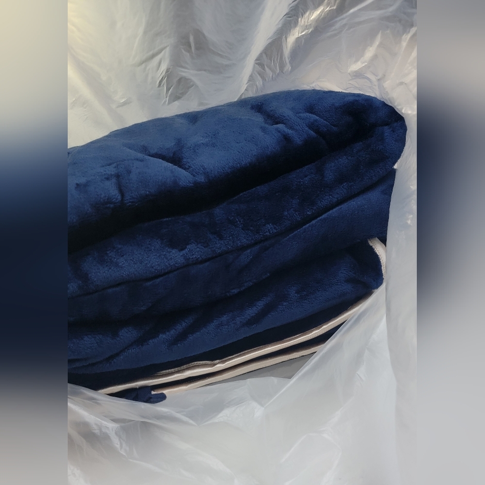 Soft Blue Throw Blanket 50”x60” – Cozy & Warm!